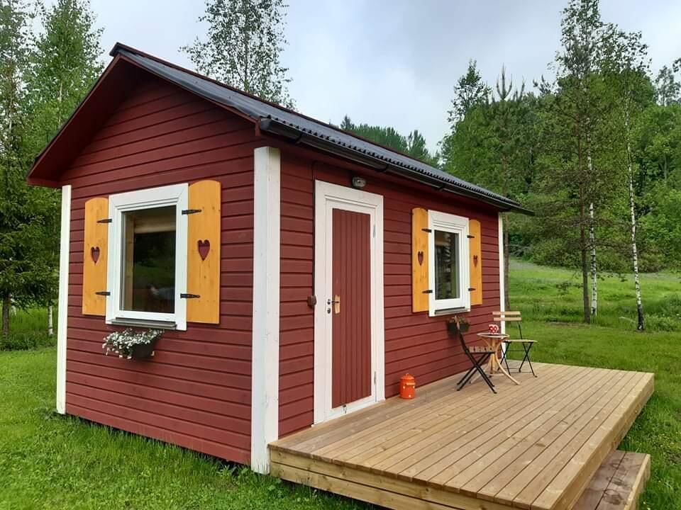 Кемпинги Small camping houses in Haanja Хаанья-11